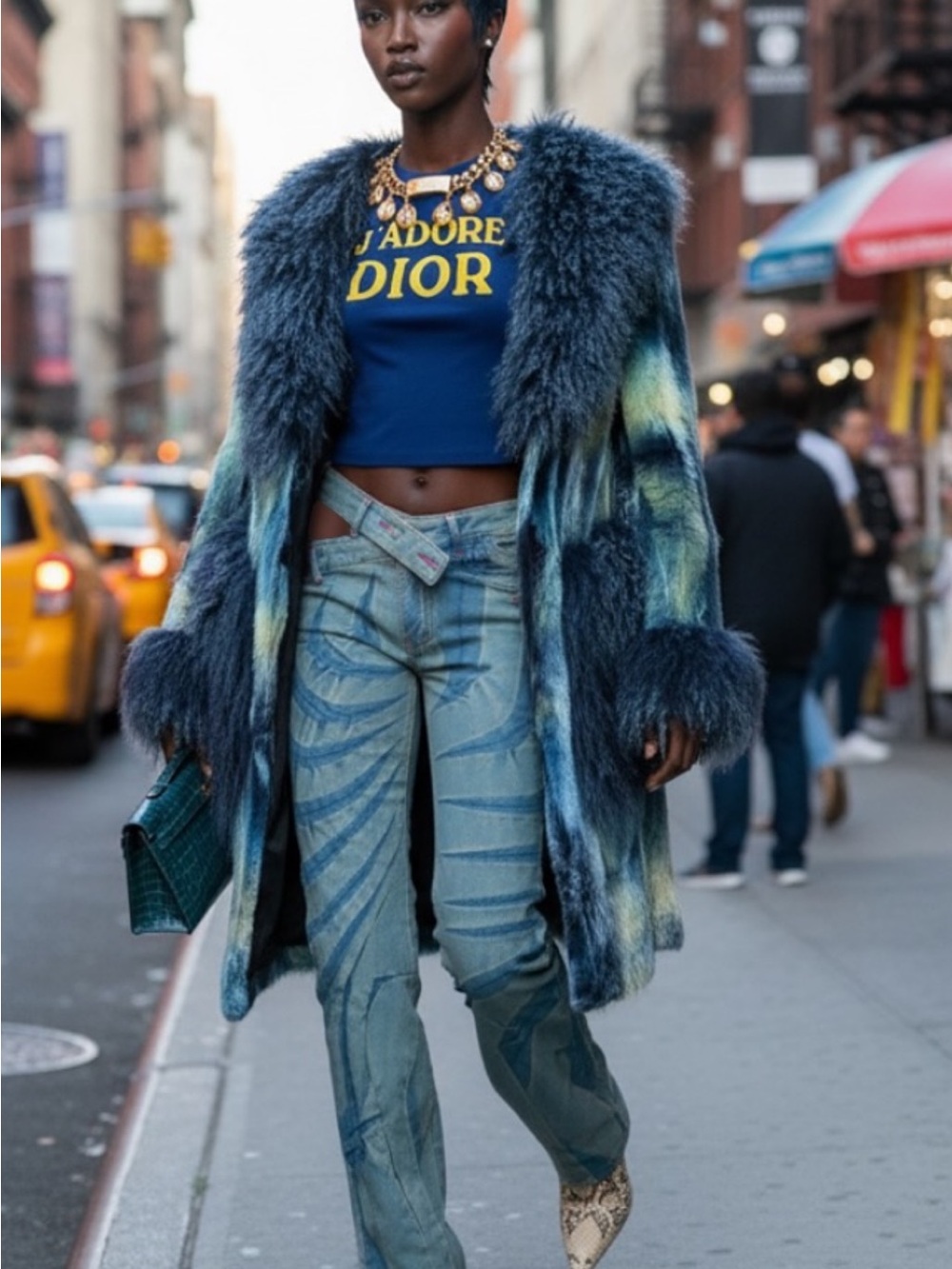masha popova denim jeans as seen on anok